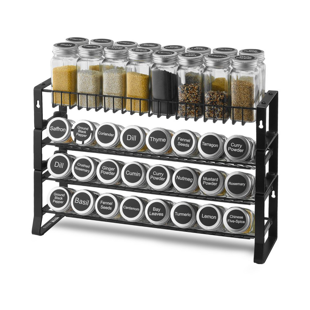 Spice Rack Organizer for Cabinet Kitchen Countertop Seasoning Organizer 11 in